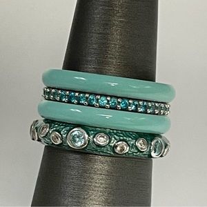 Turquoise Ring Set